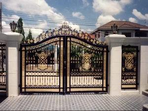 Khám phá các mẫu cửa cổng sắt 2 cánh đẹp và phổ biến